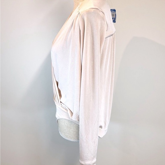 Free People Wrap Bodysuit - Thong - No show - pearl - soft pink - Long sleeve - Picture 3 of 5